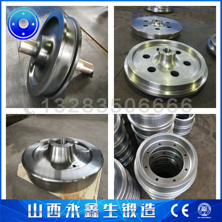 鍛造50SiMn車輪鍛件